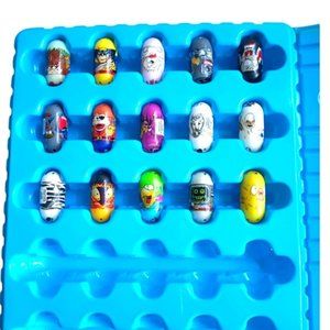 Mighty Beanz Vintage carry case plus 15 mighty beans